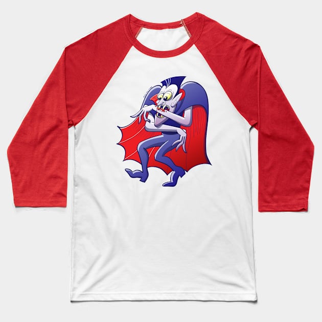 Count Dracula is desperately hungry Baseball T-Shirt by zooco